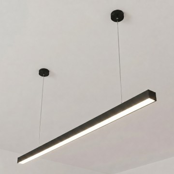 Brilagi - Lampada a sospensione LED FULLDAY LED/30/40/50W/230V 2700/4000/6000K 150 cm nera