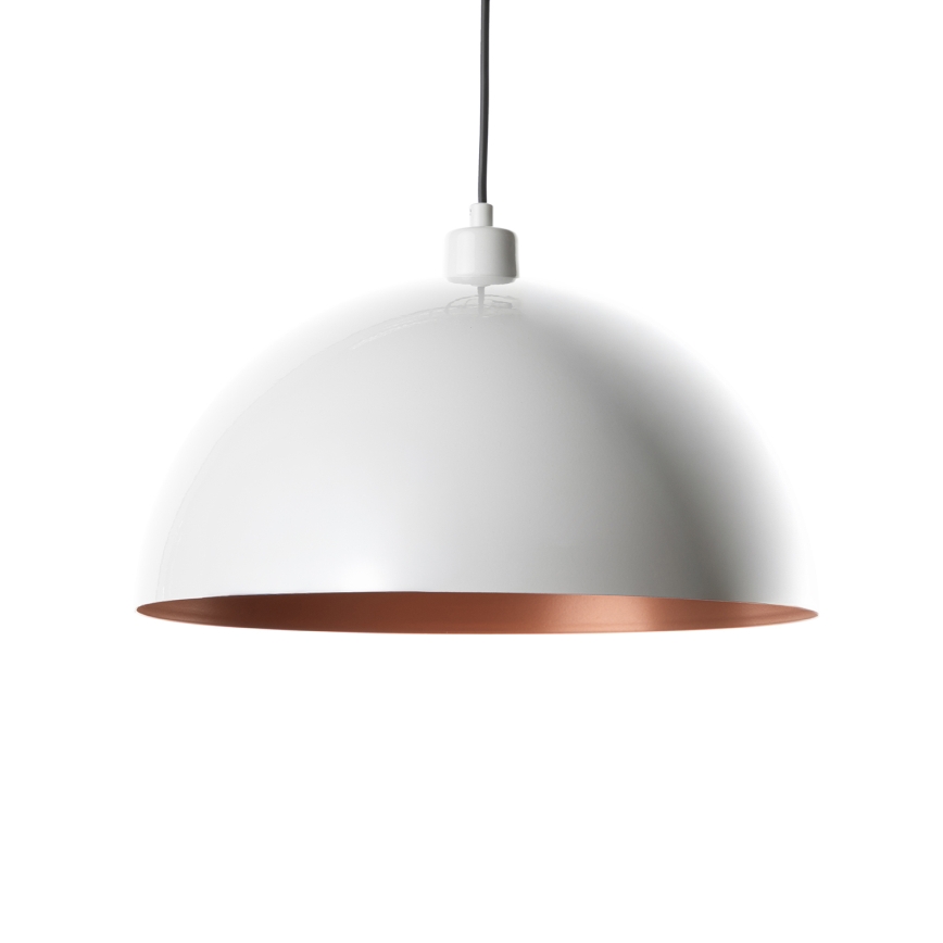 Brilagi - Lampada a sospensione LED METALO 1xE27/40W/230V Ø 40 cm bianco/ramato
