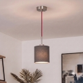 Brilagi - Lampada a sospensione LED NUBILA 1xE27/60W/230V Ø 14 cm rosso/antracite