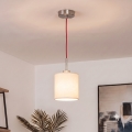 Brilagi - Lampada a sospensione LED NUBILA 1xE27/60W/230V Ø 14 cm rosso/crema