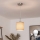 Brilagi - Lampada a sospensione LED NUBILA su cavo 1xE27/60W/230V Ø 14 cm marrone chiaro