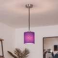 Brilagi - Lampada a sospensione LED NUBILA su cavo 1xE27/60W/230V Ø 14 cm nero/viola