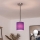 Brilagi - Lampada a sospensione LED NUBILA su cavo 1xE27/60W/230V Ø 14 cm nero/viola