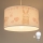 Brilagi - Lampada a sospensione LED per bambini BOBO con cavo 1xE27/60W/230V Ø 35 cm bianco/coniglietti