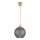 Brilagi - Lampada a sospensione LED RETRO GLASS 1xE27/60W/230V diam. 18 cm beige/grigio fumé