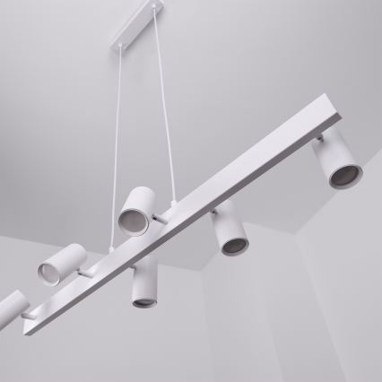 Brilagi - Lampadario LED RGBW dimmerabile a sospensione su cavo SELE 6xGU10/6,5W/230V 2700-6500K bianco + telecomando