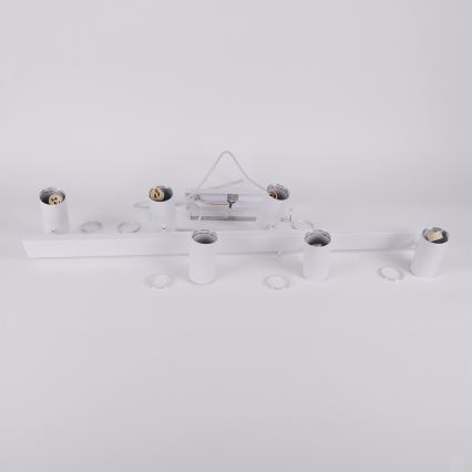 Brilagi - Lampadario LED RGBW dimmerabile a sospensione su cavo SELE 6xGU10/6,5W/230V 2700-6500K bianco + telecomando