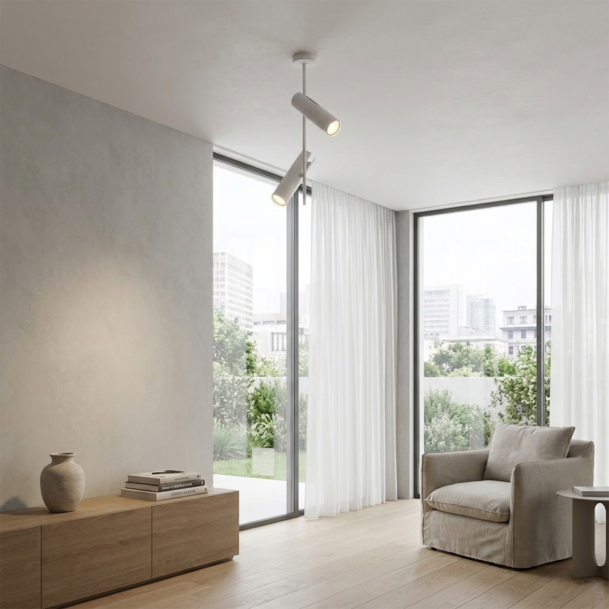 Brilagi - Lampadario LED RGBW dimmerabile su asta BRANCH 2xGU10/6,5W/230V 2700-6500K bianco