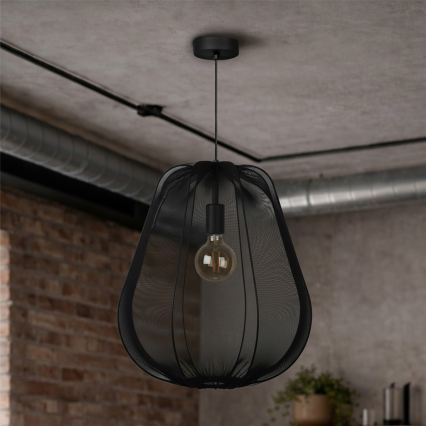 Brilagi - Lampada a sospensione LED su cavo ARVEN 1xE27/8W/230V Ø 37 cm nero