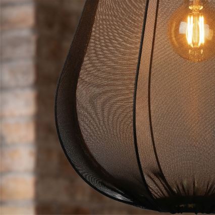 Brilagi - Lampada a sospensione LED su cavo ARVEN 1xE27/8W/230V Ø 37 cm nero