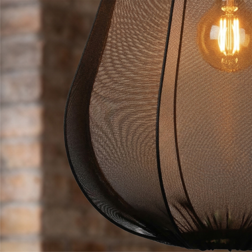 Brilagi - Lampada a sospensione LED su cavo ARVEN 1xE27/8W/230V Ø 37 cm nero