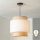 Brilagi - Lampada a sospensione LED su cavo CERIA, 1x E27/40W/230V, Ø 40 cm, nero/beige/bianco