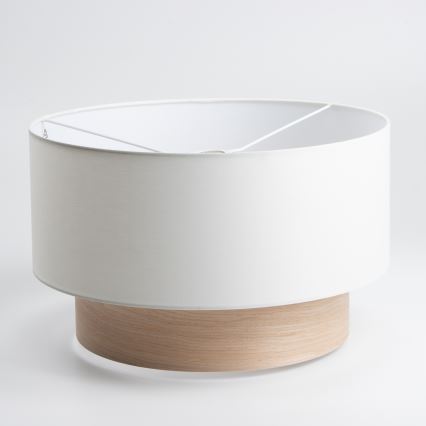 Brilagi - Lampada a sospensione LED su cavo CERIA 1x E27/40W/230V Ø 50 cm bianco/beige