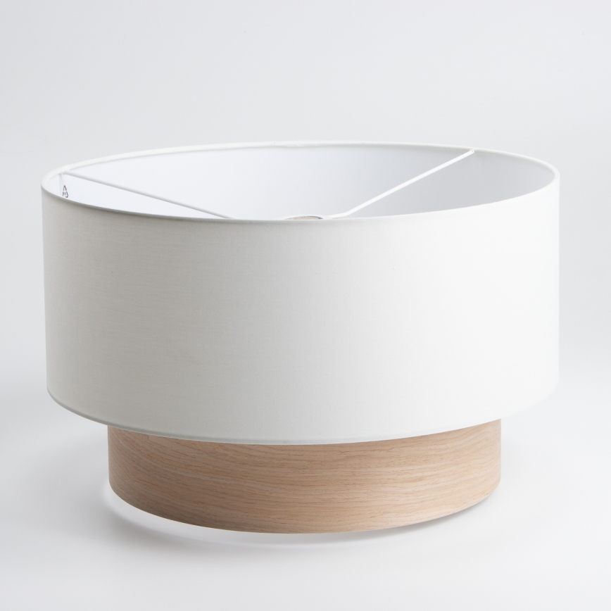 Brilagi - Lampada a sospensione LED su cavo CERIA 1x E27/40W/230V Ø 50 cm bianco/beige