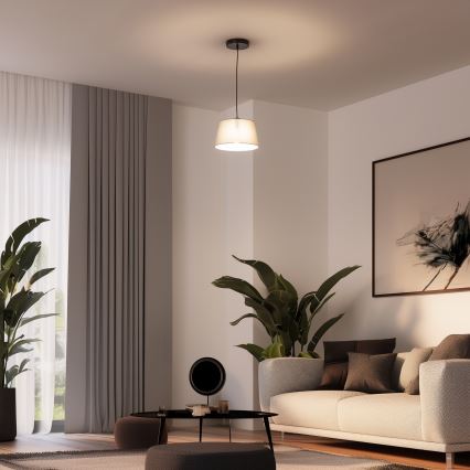 Brilagi - Lampada a sospensione LED su cavo CERIA 1xE27/40W/230V Ø 25 cm grigia