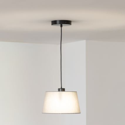 Brilagi - Lampada a sospensione LED su cavo CERIA 1xE27/40W/230V Ø 25 cm grigia