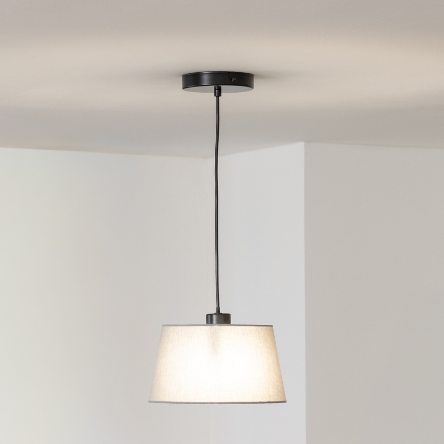 Brilagi - Lampada a sospensione LED su cavo CERIA 1xE27/40W/230V Ø 25 cm grigia