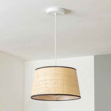 Brilagi - Lampada a sospensione LED su cavo CERIA 1xE27/40W/230V Ø 35 cm beige