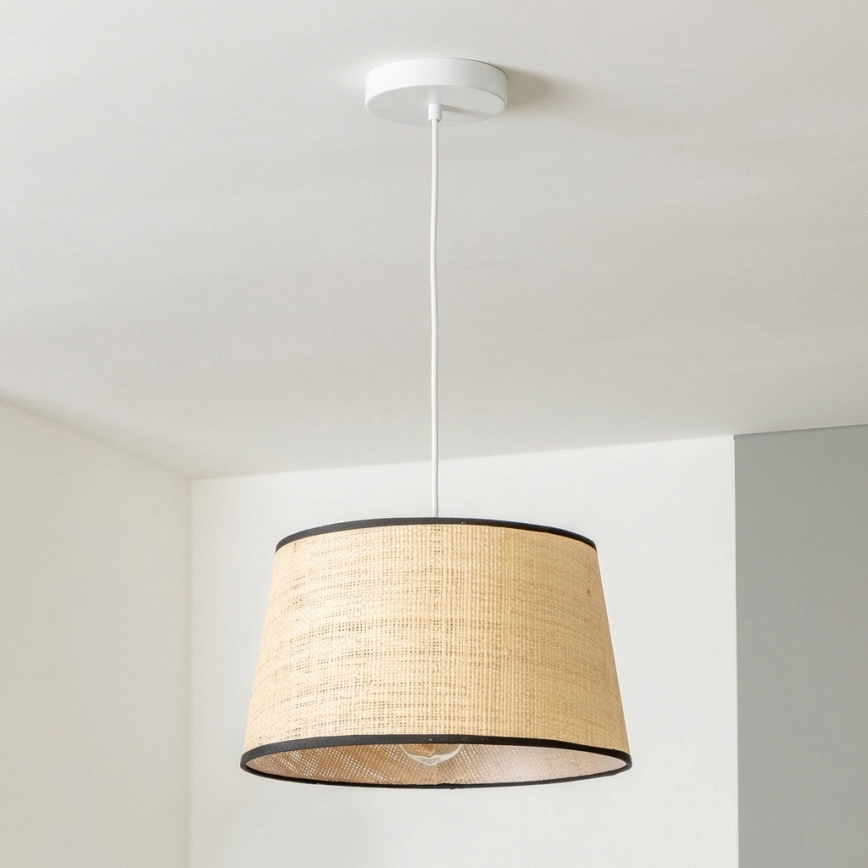 Brilagi - Lampada a sospensione LED su cavo CERIA 1xE27/40W/230V Ø 35 cm beige