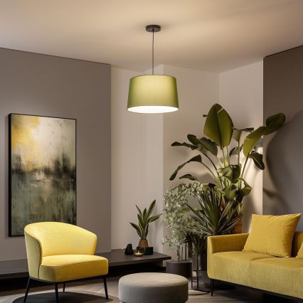 Brilagi - Lampada a sospensione LED su cavo CERIA 1xE27/40W/230V Ø 45 cm verde