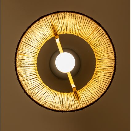 Brilagi - Lampada a sospensione LED su cavo CERIA BOHO 1xE27/40W/230V Ø 28 cm marrone