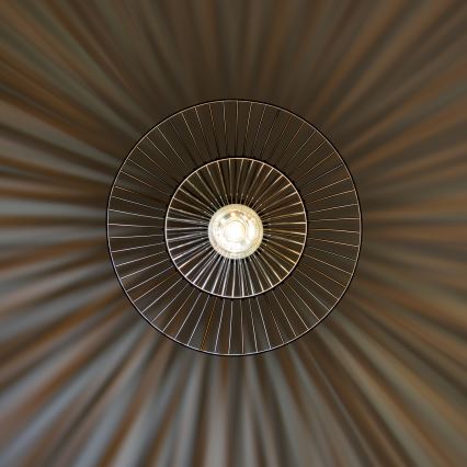 Brilagi - Lampada a sospensione LED su cavo CERIA WIRE 1xE27/40W/230V Ø 38 cm nero