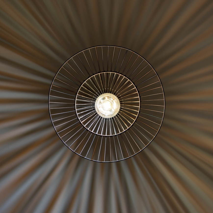 Brilagi - Lampada a sospensione LED su cavo CERIA WIRE 1xE27/40W/230V Ø 38 cm nero