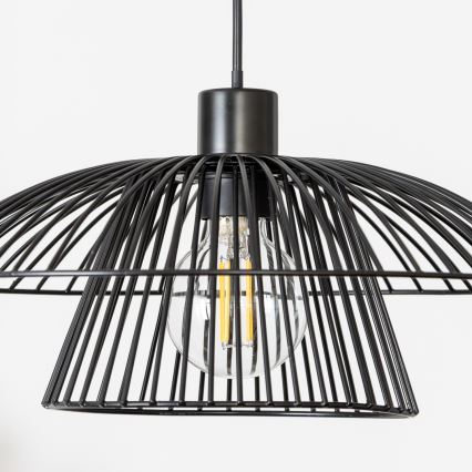 Brilagi - Lampada a sospensione LED su cavo CERIA WIRE 1xE27/40W/230V Ø 38 cm nero