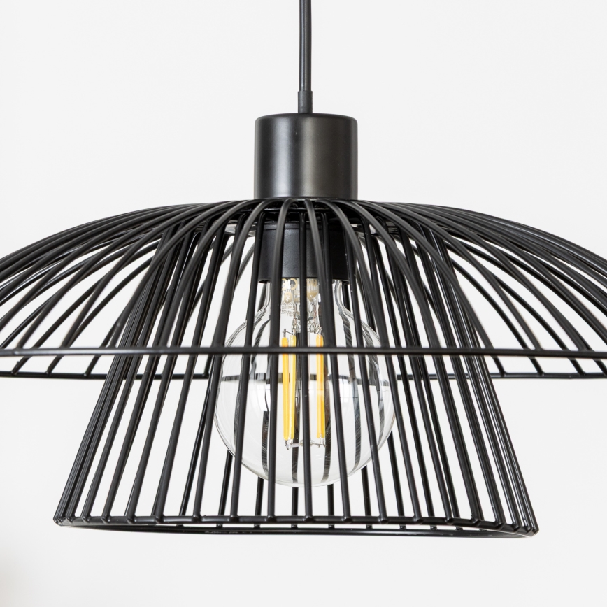 Brilagi - Lampada a sospensione LED su cavo CERIA WIRE 1xE27/40W/230V Ø 38 cm nero