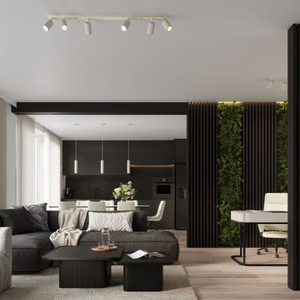 Brilagi - Lampada a sospensione LED su cavo CRESTO 1xGU10/10W/230V colore crema