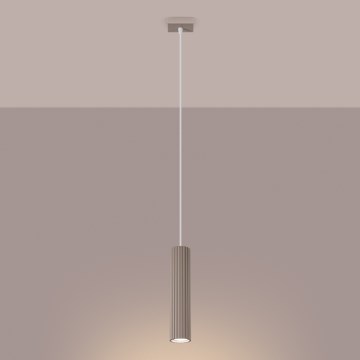 Brilagi - Lampada a sospensione LED su cavo CRESTO 1xGU10/10W/230V taupe