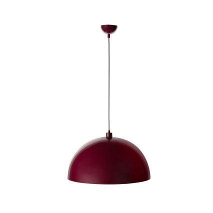 Brilagi - Lampada a sospensione LED su cavo METALO 1xE27/40W/230V Ø 40 cm bordeaux/rame