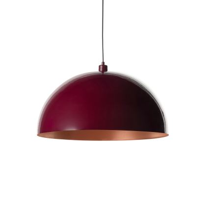 Brilagi - Lampada a sospensione LED su cavo METALO 1xE27/40W/230V Ø 40 cm bordeaux/rame