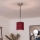 Brilagi - Lampada a sospensione LED su cavo NUBILA 1xE27/60W/230V Ø 14 cm nero/rosso pompeiano