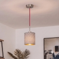 Brilagi - Lampada a sospensione LED su cavo NUBILA 1xE27/60W/230V Ø 14 cm rosso/grigio