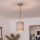 Brilagi - Lampada a sospensione LED su cavo NUBILA 1xE27/60W/230V Ø 14 cm rosso/grigio