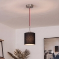 Brilagi - Lampada a sospensione LED su cavo NUBILA 1xE27/60W/230V Ø 14 cm rosso/nero