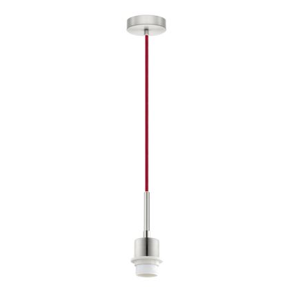 Brilagi - Lampada a sospensione LED su cavo NUBILA 1xE27/60W/230V Ø 14 cm rosso/nero