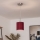 Brilagi - Lampada a sospensione LED su cavo NUBILA 1xE27/60W/230V Ø 14 cm rosso pompeiano