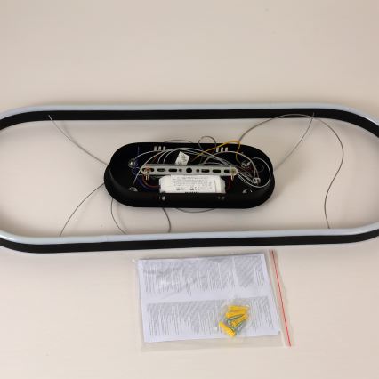 Brilagi - Lampada a sospensione LED su cavo PONDIE LED/43W/230V 80x30 cm nero