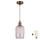 Brilagi - Lampada a sospensione LED su cavo RETRO GLASS 1xE27/60W/230V Ø 14 cm rame/bianco