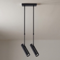Brilagi - Lampada a sospensione su asta SELE 2xGU10/30W/230V nera