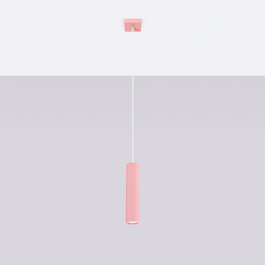 Brilagi - Lampada a sospensione su cavo CRESTO 1xGU10/10W/230V rosa