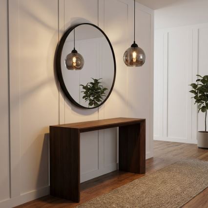 Brilagi - Lampada a sospensione su cavo DIOR 1xE27/60W/230V nero/grigio fumé