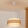 Brilagi - Lampada a sospensione su cavo SPACE 1xE27/60W/230V Ø 40 cm beige/crema