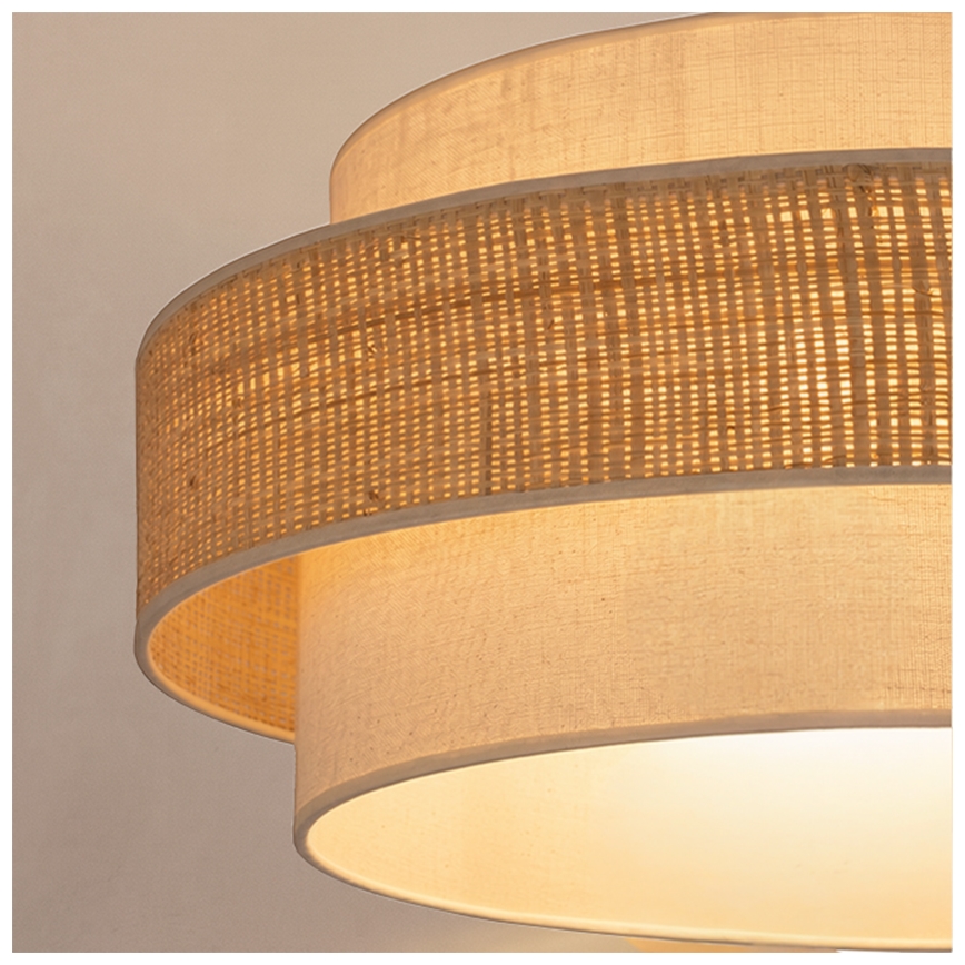 Brilagi - Lampada a sospensione su cavo SPACE 1xE27/60W/230V Ø 40 cm beige/crema