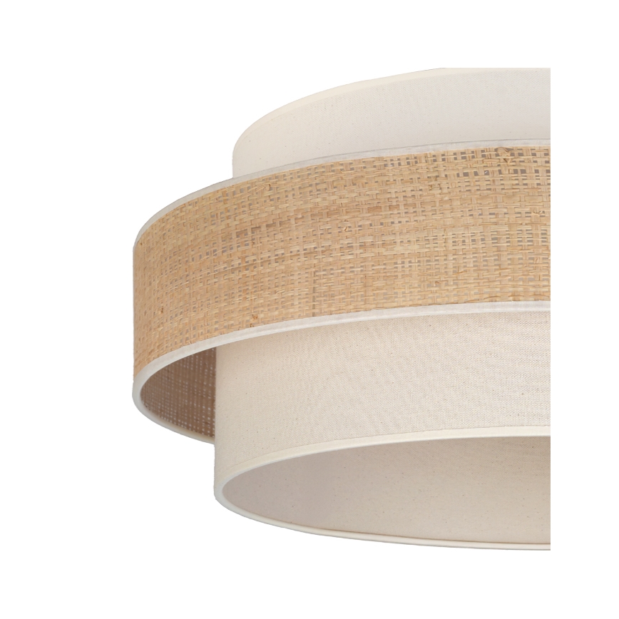 Brilagi - Lampada a sospensione su cavo SPACE 1xE27/60W/230V Ø 40 cm beige/crema