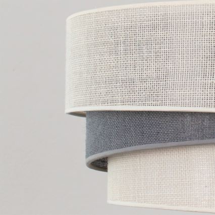 Brilagi - Lampada a sospensione su cavo TRIO 1xE27/60W/230V Ø 40 cm crema/grigio