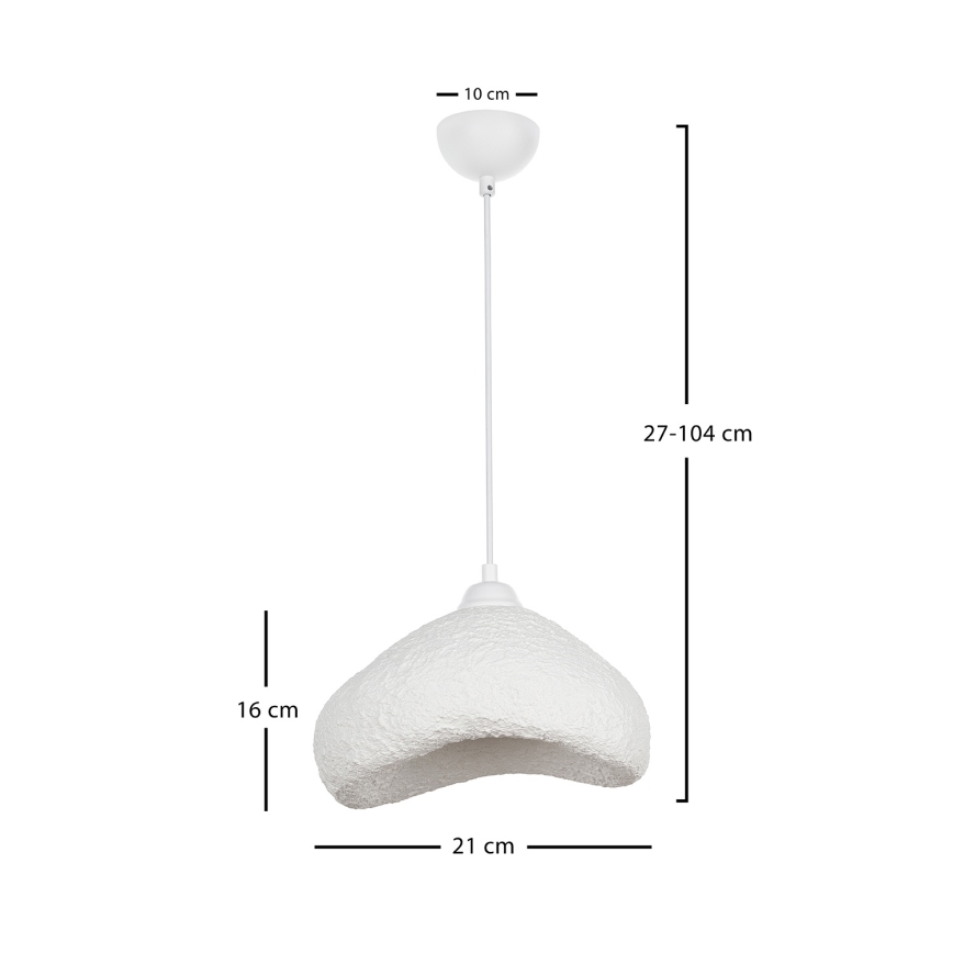 Brilagi - Lampada a sospensione su cavo WABI SABI 1xE27/40W/230V Ø 30 cm bianca