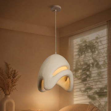 BRILAGI - Lampada a sospensione su cavo WABI SABI 1xE27/60W/230V Ø 35 cm bianca